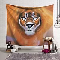 Wall Tapestry Art Decor Blanket Curtain Hanging Home Bedroom Living Room Decoration Polyester Animal miniinthebox