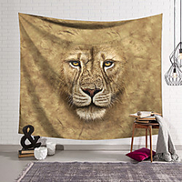 Wall Tapestry Art Decor Blanket Curtain Hanging Home Bedroom Living Room Decoration Polyester Animal miniinthebox