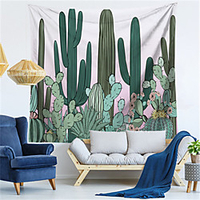 Wall Tapestry Art Decor Blanket Curtain Hanging Home Bedroom Living Room Decoration Polyester Cactus miniinthebox
