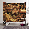 Wall Tapestry Art Decor Blanket Curtain Hanging Home Bedroom Living Room Decoration Polyester Cat miniinthebox
