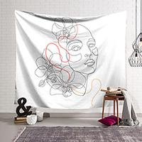 Wall Tapestry Art Decor Blanket Curtain Hanging Home Bedroom Living Room Decoration Polyester Character Pictures