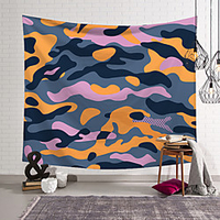 Wall Tapestry Art Decor Blanket Curtain Hanging Home Bedroom Living Room Decoration Polyester Classic Ripple Pattern