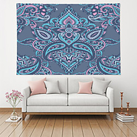 Wall Tapestry Art Decor Blanket Curtain Hanging Home Bedroom Living Room Decoration Polyester Damask Pattern