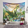 Wall Tapestry Art Decor Blanket Curtain Hanging Home Bedroom Living Room Decoration Polyester Dinosaur World