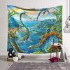 Wall Tapestry Art Decor Blanket Curtain Hanging Home Bedroom Living Room Decoration Polyester Dinosaur World