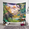 Wall Tapestry Art Decor Blanket Curtain Hanging Home Bedroom Living Room Decoration Polyester Dinosaur World