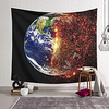 Wall Tapestry Art Decor Blanket Curtain Hanging Home Bedroom Living Room Decoration Polyester Earth Destruction miniinthebox