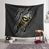Wall Tapestry Art Decor Blanket Curtain Hanging Home Bedroom Living Room Decoration Polyester Ferocious Animal
