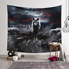 Wall Tapestry Art Decor Blanket Curtain Hanging Home Bedroom Living Room Decoration Polyester Fiber Animal Painted Wolves Wuyun Lanting Design miniinthebox