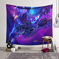 Wall Tapestry Art Decor Blanket Curtain Hanging Home Bedroom Living Room Decoration Polyester Fiber Modern Fantasy Color Rendering
