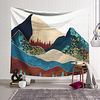 Wall Tapestry Art Decor Blanket Curtain Hanging Home Bedroom Living Room Decoration Polyester Forest Mountains Oil Painting Pattern miniinthebox