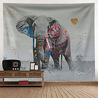 Wall Tapestry Art Decor Blanket Curtain Hanging Home Bedroom Living Room Decoration Polyester Graffiti miniinthebox