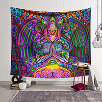 Wall Tapestry Art Decor Blanket Curtain Hanging Home Bedroom Living Room Decoration Polyester Hippie Monster Psychedelic Abstract
