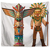Wall Tapestry Art Decor Blanket Curtain Hanging Home Bedroom Living Room Decoration Polyester Indian Boy miniinthebox