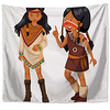 Wall Tapestry Art Decor Blanket Curtain Hanging Home Bedroom Living Room Decoration Polyester Indian Girl miniinthebox