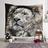 Wall Tapestry Art Decor Blanket Curtain Hanging Home Bedroom Living Room Decoration Polyester Mighty Lion