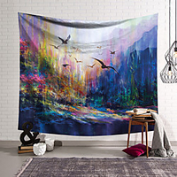 Wall Tapestry Art Decor Blanket Curtain Hanging Home Bedroom Living Room Decoration Polyester miniinthebox