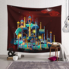 Wall Tapestry Art Decor Blanket Curtain Hanging Home Bedroom Living Room Decoration Polyester Muslim Castle