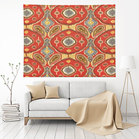 Wall Tapestry Art Decor Blanket Curtain Hanging Home Bedroom Living Room Decoration Polyester New Fantasy Flower Illustration