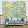 Wall Tapestry Art Decor Blanket Curtain Hanging Home Bedroom Living Room Decoration Polyester Paisley Flower Floral Blooming Plant