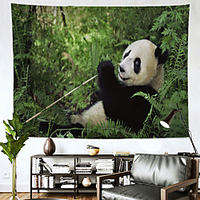 Wall Tapestry Art Decor Blanket Curtain Hanging Home Bedroom Living Room Decoration Polyester Panda miniinthebox