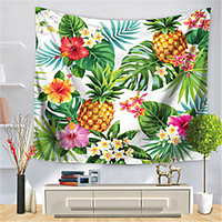 Wall Tapestry Art Decor Blanket Curtain Hanging Home Bedroom Living Room Decoration Polyester Pineapple miniinthebox