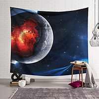Wall Tapestry Art Decor Blanket Curtain Hanging Home Bedroom Living Room Decoration Polyester Planet Starry Sky miniinthebox