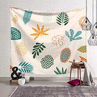 Wall Tapestry Art Decor Blanket Curtain Hanging Home Bedroom Living Room Decoration Polyester Plant Flower Floral