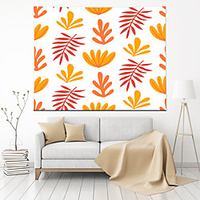 Wall Tapestry Art Decor Blanket Curtain Hanging Home Bedroom Living Room Decoration Polyester Plant Flower Floral