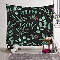 Wall Tapestry Art Decor Blanket Curtain Hanging Home Bedroom Living Room Decoration Polyester Plant Leaf Pattern