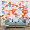 Wall Tapestry Art Decor Blanket Curtain Hanging Home Bedroom Living Room Decoration Polyester Rhombus Grid Geometric