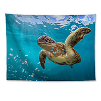 Wall Tapestry Art Decor Blanket Curtain Hanging Home Bedroom Living Room Decoration Polyester Sea Turtle miniinthebox
