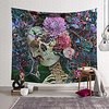 Wall Tapestry Art Decor Blanket Curtain Hanging Home Bedroom Living Room Decoration Polyester Skeleton Weird
