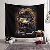 Wall Tapestry Art Decor Blanket Curtain Hanging Home Bedroom Living Room Decoration Polyester Skull miniinthebox