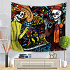 Wall Tapestry Art Decor Blanket Curtain Hanging Home Bedroom Living Room Decoration Polyester Skull miniinthebox