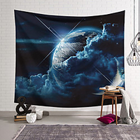 Wall Tapestry Art Decor Blanket Curtain Hanging Home Bedroom Living Room Decoration Polyester Starry Sky miniinthebox