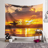 Wall Tapestry Art Decor Blanket Curtain Hanging Home Bedroom Living Room Decoration Polyester Sunset miniinthebox