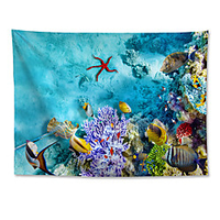 Wall Tapestry Art Decor Blanket Curtain Hanging Home Bedroom Living Room Decoration Polyester The Underwater World miniinthebox