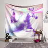 Wall Tapestry Art Decor Blanket Curtain Hanging Home Bedroom Living Room Decoration Polyester Unicorn Laser Eye Cat miniinthebox