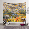 Wall Tapestry Art Decor Blanket Curtain Hanging Home Bedroom Living Room Decoration Polyester Weird Abstract Skull