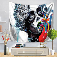 Wall Tapestry Art Decor Blanket Curtain Hanging Home Bedroom Living Room Decoration Polyester Woman miniinthebox