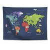 Wall Tapestry Art Decor Blanket Curtain Hanging Home Bedroom Living Room Decoration Polyester World Map miniinthebox