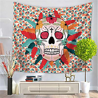 Wall Tapestry Art Decor Blanket Curtain Hanging Home Bedroom Living Room Decoration Skull miniinthebox