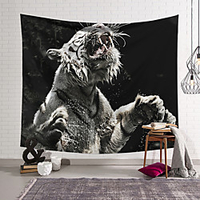 Wall Tapestry Art Decor Blanket Curtain Hanging Home Bedroom Living Room Decoration Tiger