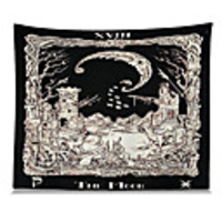 Wall Tapestry Art Decor Blanket Curtain Picnic Tablecloth Hanging Home Bedroom Living Polyester The Moon Views