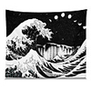 Wall Tapestry Art Decor Blanket Curtain Picnic Tablecloth Hanging Home Bedroom Living Polyester Waves Different Shape Moon Views