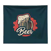 Wall Tapestry Art Decor Blanket Curtain Picnic Tablecloth Hanging Home Bedroom Living Room Dorm Decoration Beer miniinthebox