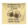 Wall Tapestry Art Decor Blanket Curtain Picnic Tablecloth Hanging Home Bedroom Living Room Dorm Decoration Beer miniinthebox