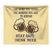 Wall Tapestry Art Decor Blanket Curtain Picnic Tablecloth Hanging Home Bedroom Living Room Dorm Decoration Beer miniinthebox