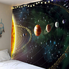 Wall Tapestry Art Decor Blanket Curtain Picnic Tablecloth Hanging Home Bedroom Living Room Dorm Decoration Galaxy Space Star Moon Sun Constellations Star Atlas